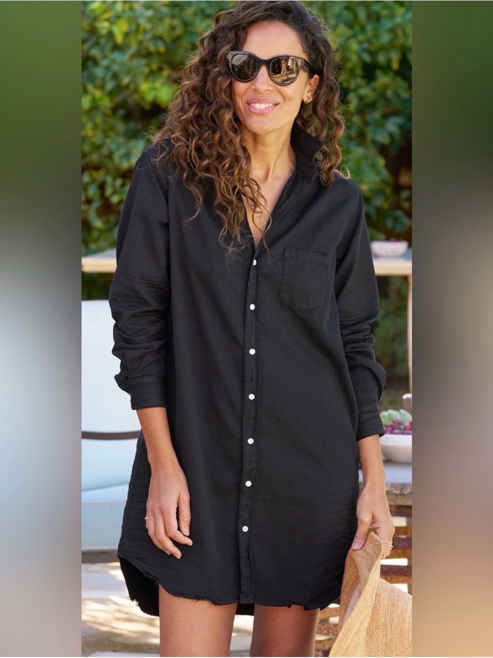 Frank & Eileen Mary Famous Denim Classic Shirt Dress Size Large